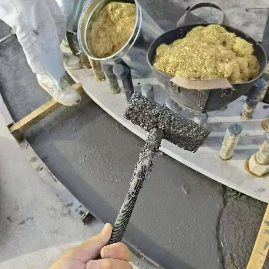 明光C120钢纤维高强无收灌浆料 轧机压缩机汽轮机发电机锻压设备底座灌浆材料